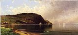 Seascape with Dory and Sailboats by Alfred Thompson Bricher